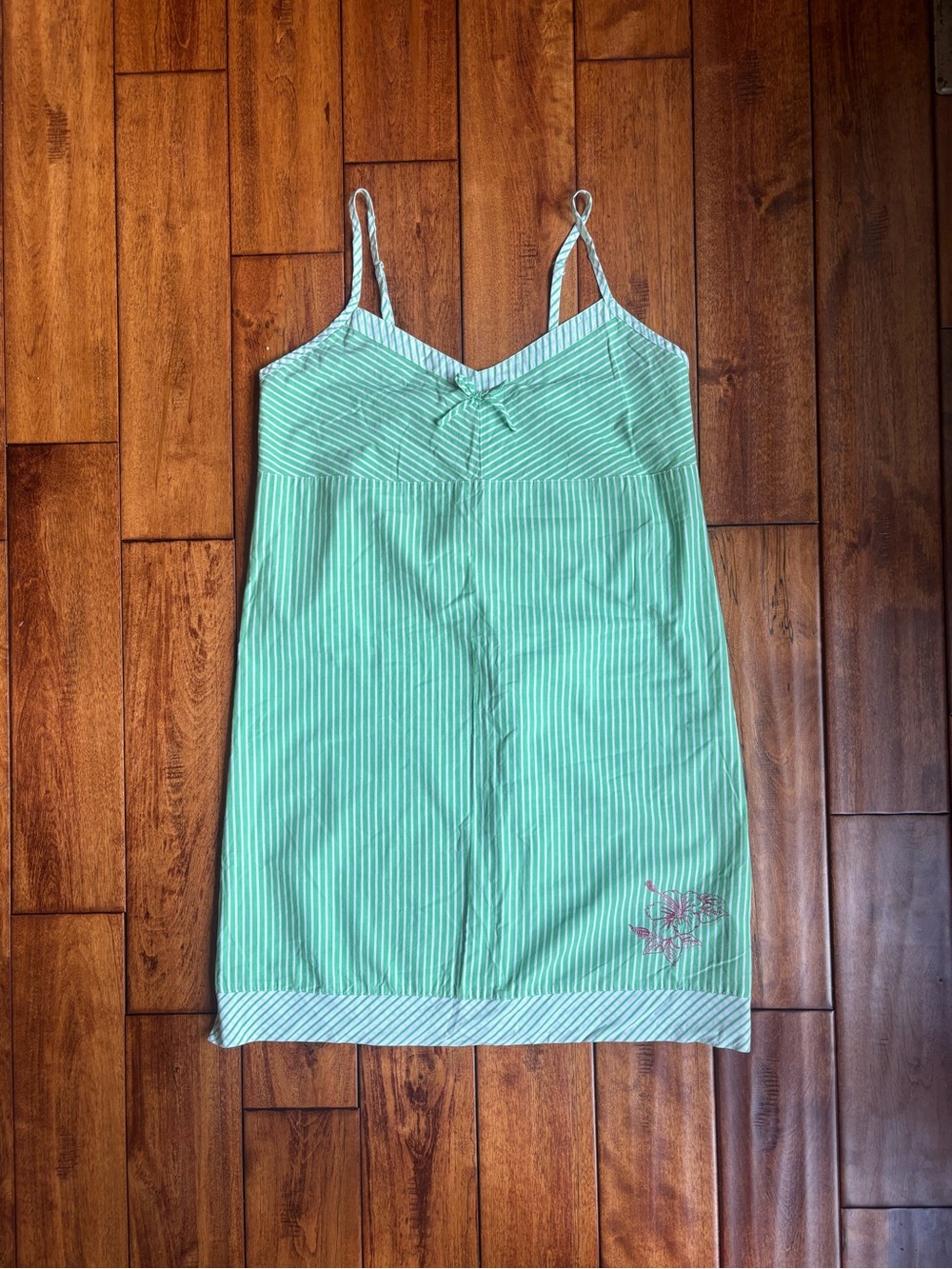 Tommy Hilfiger Mint Green Striped Chemise